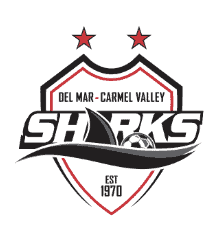 Del Mar - Carmel Valley Sharks logo
