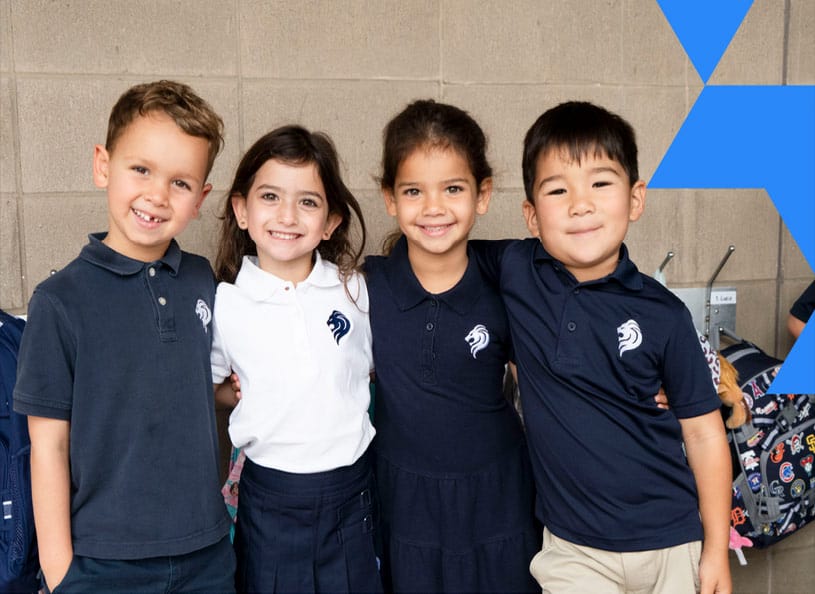 A group of SDJA kindergarten students.